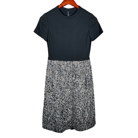 CHRISTIAN DIOR Vintage 1960's Matching Tweed Dress + Blazer Suit Set - Picture 12 of 16